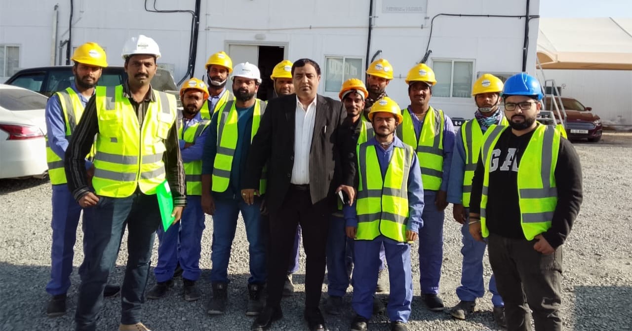 Future Air team on project site